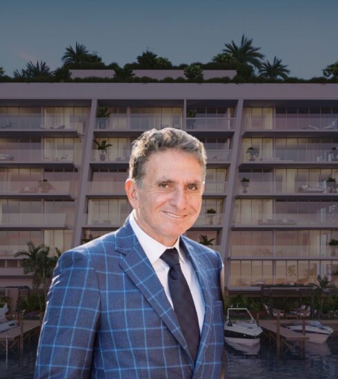david marom developer of horizon properties with his 9900 west dr condo project in bay harbour islands